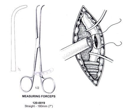 Vascular Measuring Device, Forceps